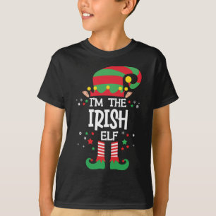 I'm the Irish Elf Family Matching Christmas Pajama T-Shirt