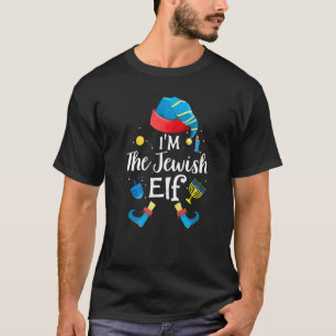 I'm The Jewish Elf Hanukkah Menorah T-Shirt