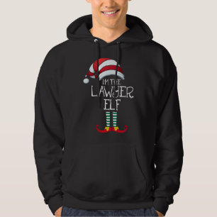 I'm The Karate Elf Christmas Family Elf Costume Hoodie
