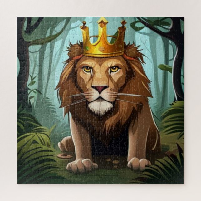 I'm the King of the Jungle! Jigsaw Puzzle (Vertical)
