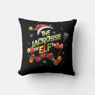 I'm The Lacrosse Elf Christmas Family Elf Player S Cushion