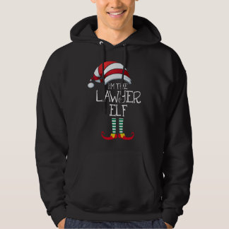 I'm The Lawyer Elf Family Matching Christmas Gift Hoodie