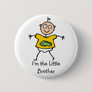 I'm the Little Brother button