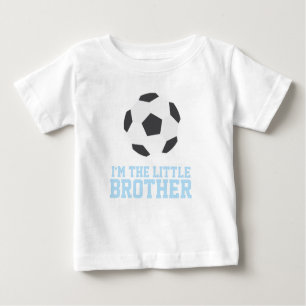 "I'm the Little Brother" Soccer Jersey Number Baby T-Shirt