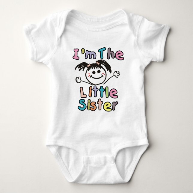 I'm The Little Sister Baby Bodysuit (Front)