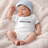 I'm the Little Sister Modern Colorful Boy's