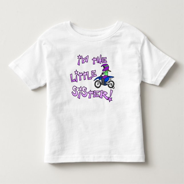 I'm the Little Sister Motocross T Shirt (Front)