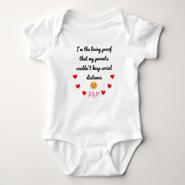 I'm the living proof baby bodysuit (Front)