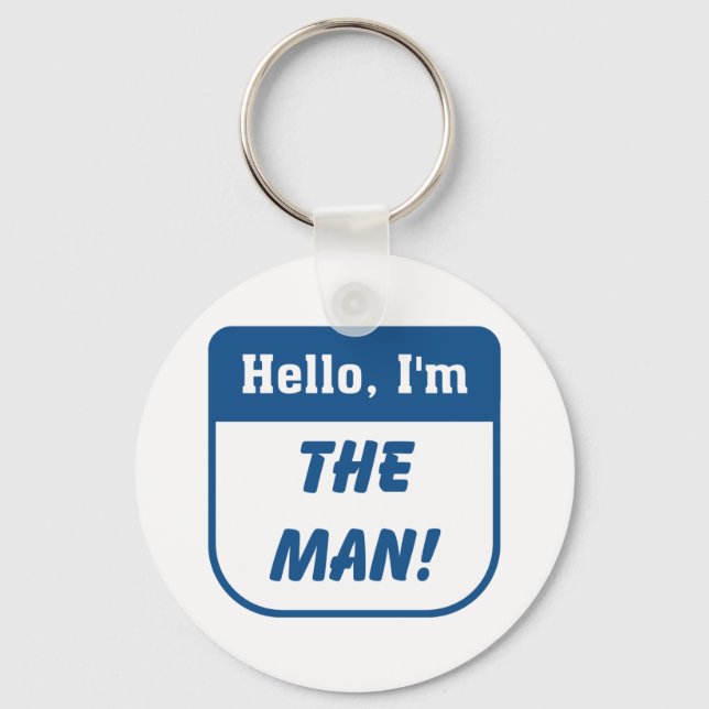 I'm the man t-shirts. key ring (Front)