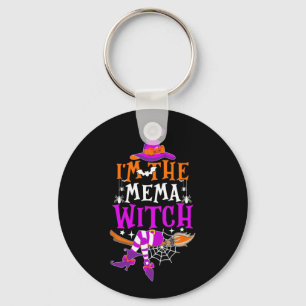 I'm The Mema Witch Fun Halloween Family Matching Key Ring