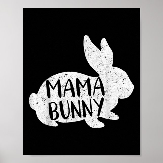 I'm The Mimi Bunny Easter Funny Easter Mother's Da Poster (Front)