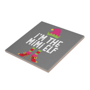 I'm The Mimi Elf Matching Christmas Costume Tile