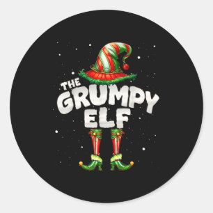 I'm The Mpy Elf Family Matching Group Christmas  Classic Round Sticker
