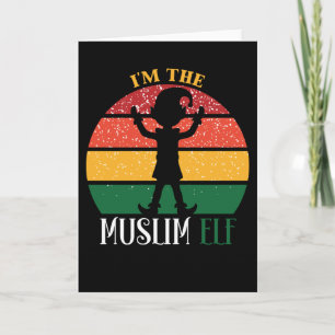 Im The Muslim Elf Matching Christmas Card