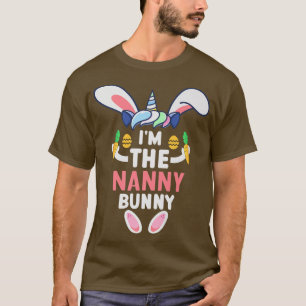 I'm The Nanny Bunny Matching Family Easter Party T-Shirt
