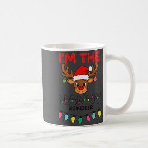 I'm The Nanny Reindeer Family Christmas Matching G Coffee Mug