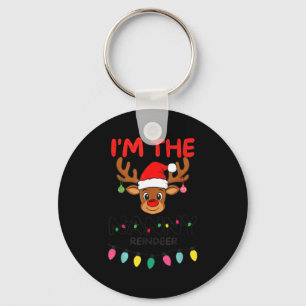 I'm The Nanny Reindeer Family Christmas Matching G Key Ring