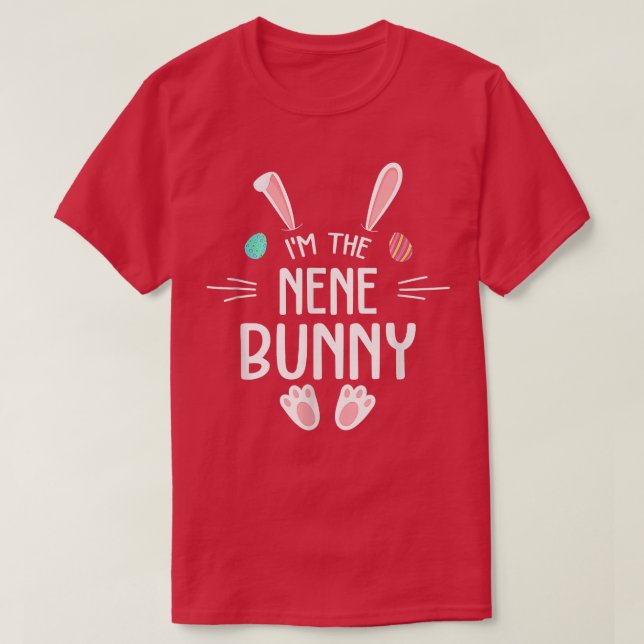 I'm The Nene Bunny Men Cute Matching Family Easter T-Shirt (Design Front)