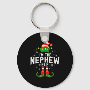 I'm The Nephew Elf Christmas Family Pjs Costume Key Ring