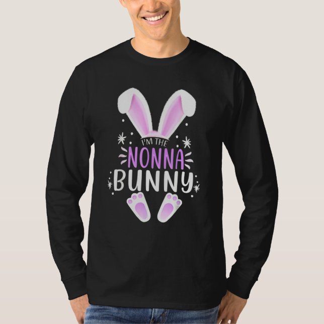 I'm The Nonna Bunny Easter Day Rabbit Family Match T-Shirt (Front)