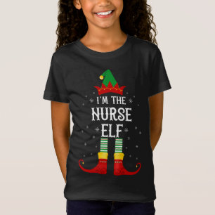 I'm The Nonna Elf Christmas Family Elf Costume T-Shirt