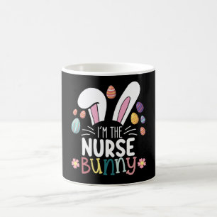 I'm The Nurse Bunny Easter Matching Coffee Mug