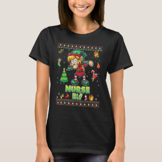I'm The Nurse Elf Matching Family Merry Christmas T-Shirt