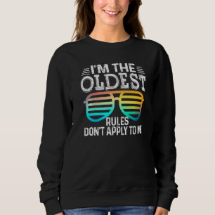 I'm The Oldest Rules Don't Apply To Me Tees Glass