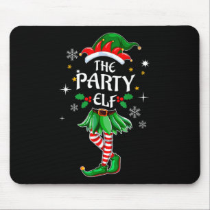 I'm The Party Elf Cute Family Christmas Matching  Mouse Pad