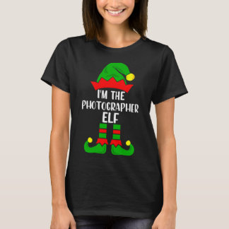 I'm the Photographer Elf Funny Christmas Photograp T-Shirt