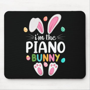 I'm The Piano Bunny Matching Family Easter Mouse Pad