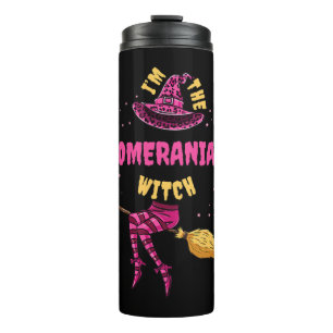 Im The Pomeranian Witch Halloween Matching Thermal Tumbler