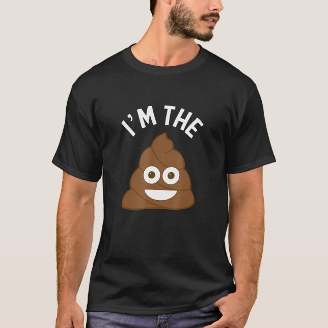Im The Poop Emoji Emoticon Icon Trendy T-Shirt (Front)