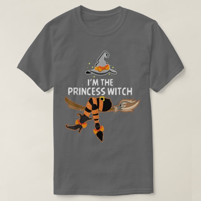 Im The Princess Witch Halloween Matching Group Cos T-Shirt (Design Front)