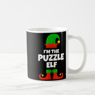 I'm The Puzzle Elf Family Pajama Christmas Funny Coffee Mug