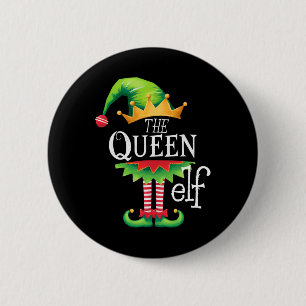 I'm The Queen Elf Matching Christmas Costume  6 Cm Round Badge