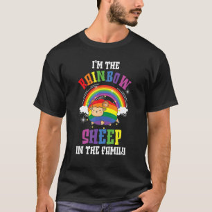 I'm The Rainbow Sheep In The Family Lgbtq Lesbian  T-Shirt