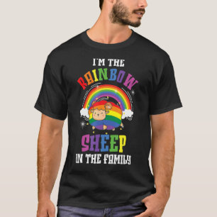 I'm The Rainbow Sheep In The Family Lgbtq Lesbian  T-Shirt