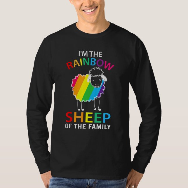 Im The Rainbow Sheep Of The Family Sheep T-Shirt (Front)