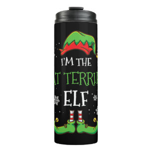 Im The Rat Terrier Elf Christmas Thermal Tumbler