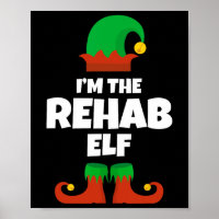 I'm The Rehab Elf Family Pajama Christmas Funny Nu