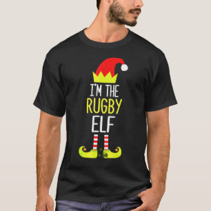 Im The Rugby Elf Christmas Family Elf Costume Tee