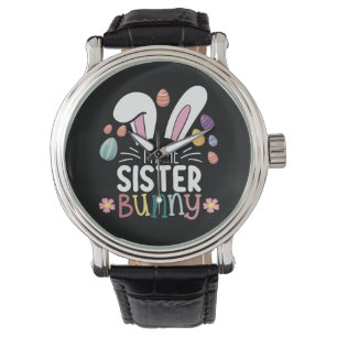I'm The Sister Bunny Easter Family Matching Watch