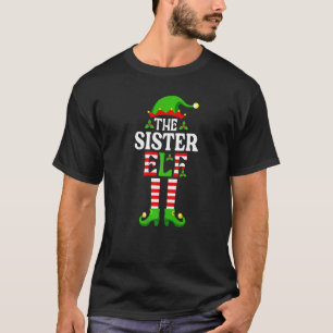 I'm The Sister Elf Christmas Family Matching T-Shirt