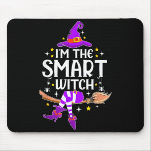 I'm The Smart Witch Halloween Matching Group Costu Mouse Pad