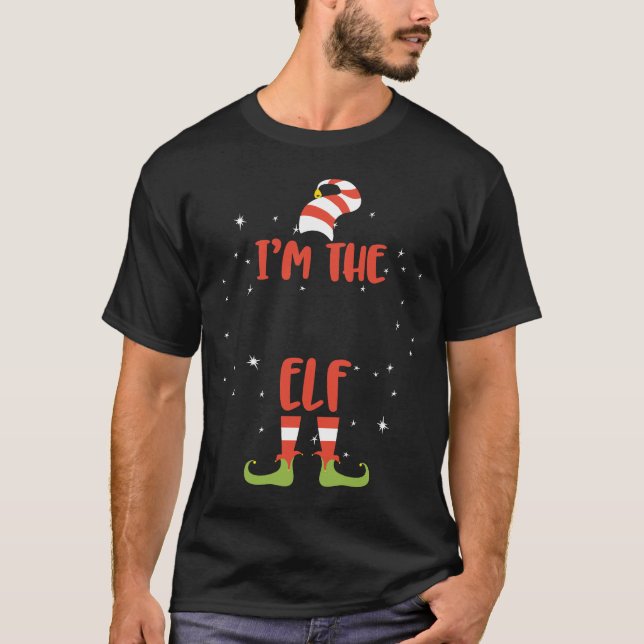 I'm the Smarty Elf Christmas Gift T-Shirt (Front)