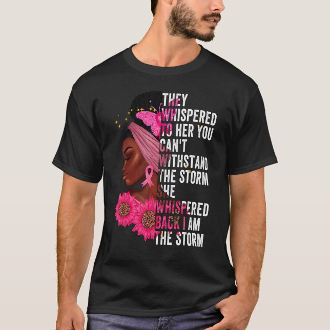 I'm The Storm Black Queen Women African Black Hist T-Shirt (Front)