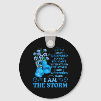 I'm The Storm Boxing Warrior Blue Ribbon Women Col Key Ring