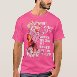 I'm The Storm Strong Women Breast Cancer Warrior P T-Shirt