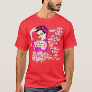 I'm The Storm Strong Women Breast Cancer Warrior P T-Shirt